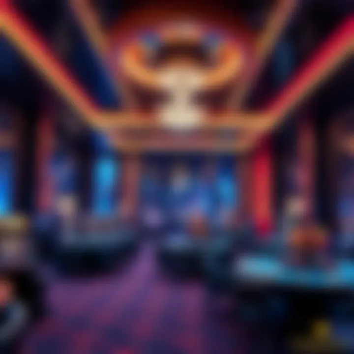 Luxurious interior of Yaamava Casino showcasing elegant decor and gaming area