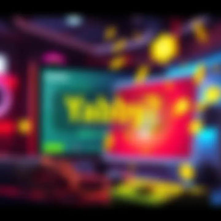 Yabby Casino payout process A visual representation of a user verifying their identity at Yabby Casino with money symbols and a computer screen showing winnings