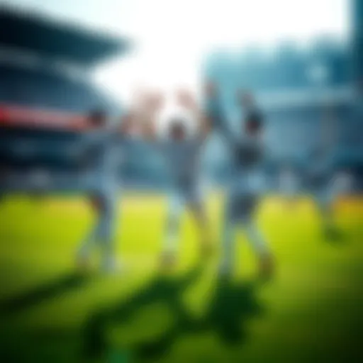 New York Yankees players celebrating on the field after a strong game performance