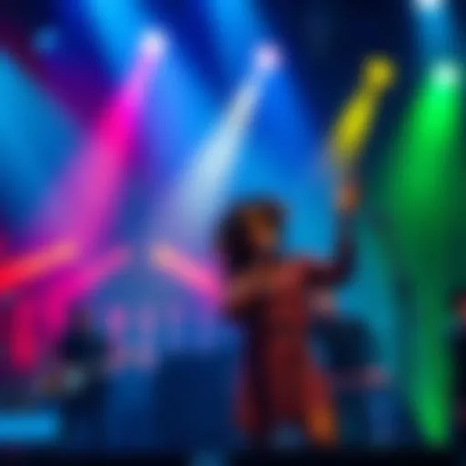 Zion & Lennox singing and dancing during a live music performance
